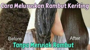 Ramuan Alami Rambut Lurus Berkilau